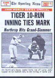 1969 Topps Baseball Cards      167     World Series Game 6-Jim Northrup